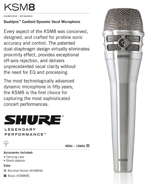 Songsalive! Australia Song Comp sponsor SHURE® Microphones